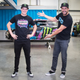 Andreas Bakkerud and Ken Block inside the Hoonigan HQ.